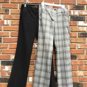 2 pair NY & Co. pants